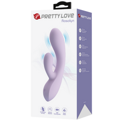 Pretty Love Rosolyn 10 Function Rechargeable Rabbit Vibrator Purple - - Rabbit Vibrators