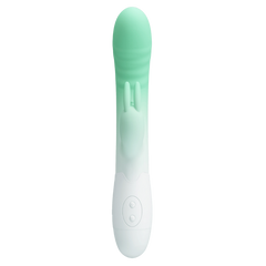 Pretty Love Cerberus 30 Function Vibrating Rabbit Massager Seafoam / White - - Rabbit Vibrators