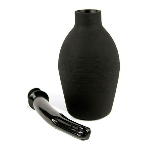 Adam & Eve 25 cm Anal Cleansing Douche Black for Anal Prep - Enemas and Douches