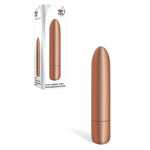 Adam & Eve Copper Cutie USB Rechargeable Bullet Vibrator - Bullet Vibrators