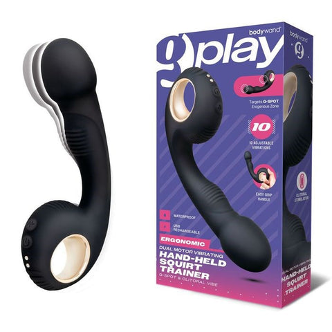 Xgen Products Bodywand G Play USB Rechargeable Vibrating Squirt Trainer Black - G-Spot Vibrators