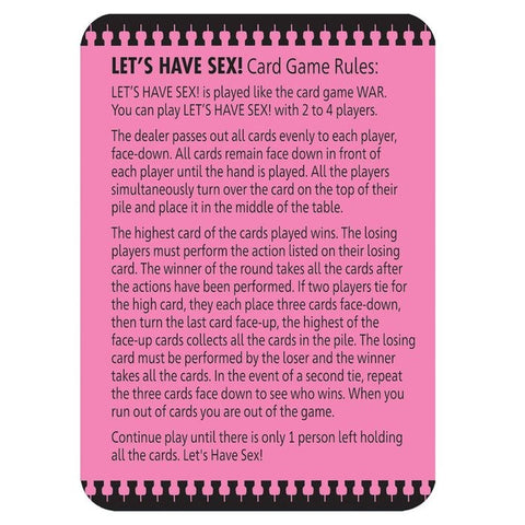 Little Genie Lets Have Sex Naughty Adult Card Game Battle Competition - Sex Games, Coupons and Tricks