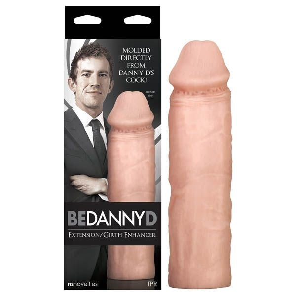 NS Novelties Be Danny D! Penis Extension Sleeve Flesh - - Penis Sleeves and Extenders