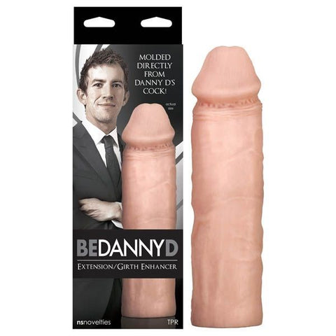 NS Novelties Be Danny D Penis Extension Sleeve Flesh for Size Enhancement - Penis Sleeves and Extenders