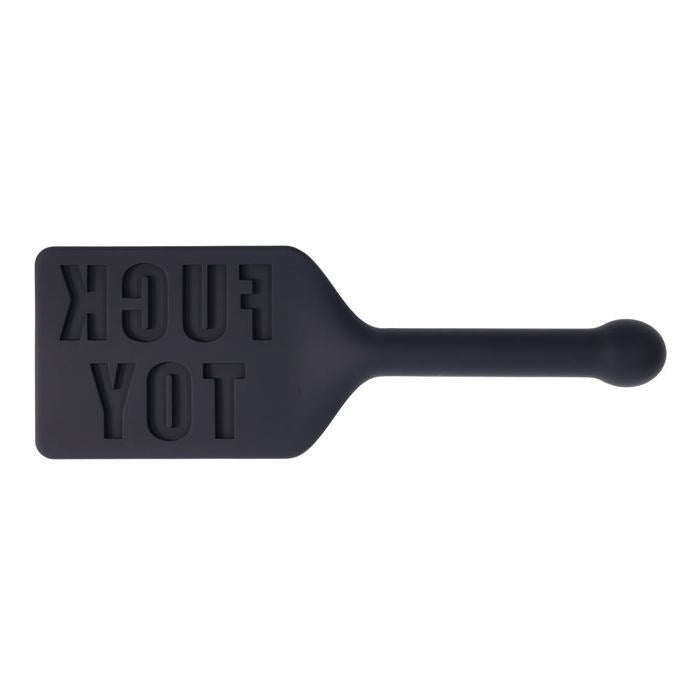 Sportsheets EDGE FUCK TOY Silicone Bondage Spanking Paddle Black Impact Play - Paddles And Slappers