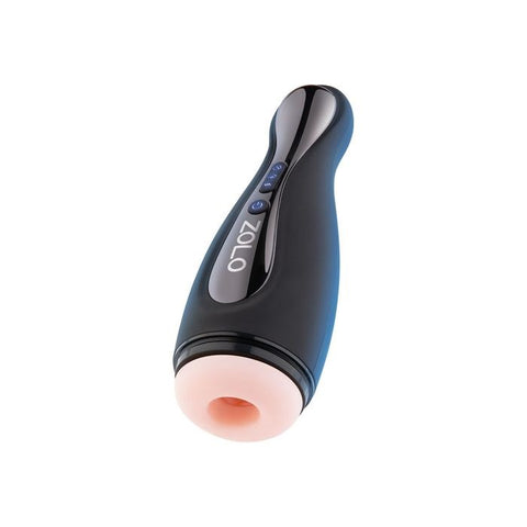 Xgen Products Zolo Blowpin Auto Sucking and Vibrating Male Masturbator Flesh - Masturbators and Strokers