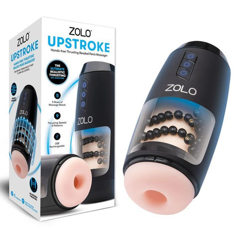 Xgen Products Zolo Upstroke USB Rechargeable Auto Thrusting Mens Masturbator Flesh - Masturbators and Strokers