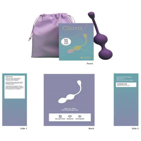 Vibio Clara Vibrating 5 Functions Silicone Kegel Balls Exercisers Waterproof - Love Eggs and Kegel Exercisers