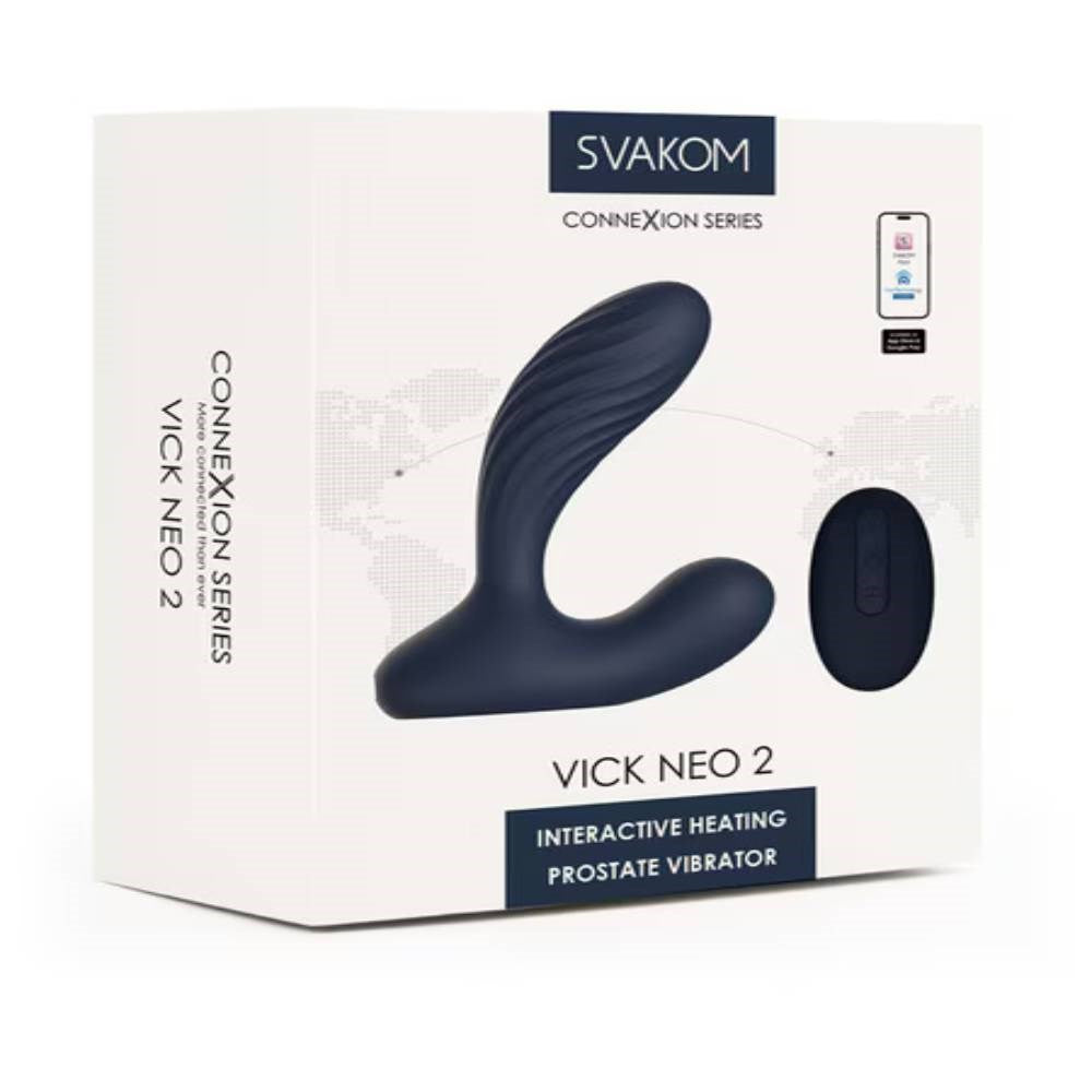 Svakom Vick Neo 2 Interactive Rechargeable Prostate Vibrator with Heating - - Prostate Sex Toys