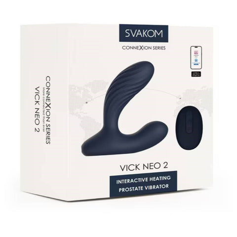 Svakom Vick Neo 2 Interactive Rechargeable Prostate Vibrator with Heating - Prostate Sex Toys