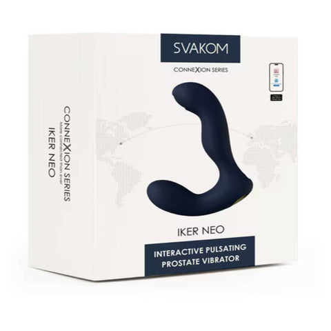 Svakom Iker Neo Interactive App Controlled Prostate Massager Dual Stimulation - Prostate Sex Toys