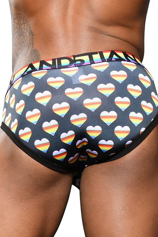 Andrew Christian Progress Pride Mens Brief with Almost Naked Pouch Technology - Mens Briefs And Boxers
