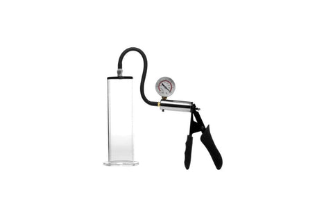 XR Brands Size Matters Male Penis Pump Kit With 2.5 Inch Cylinder and Gauge - Penis Pumps And Stretchers