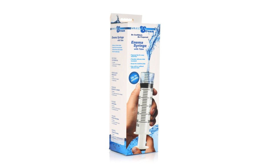 XR Brands CleanStream Enema Large Syringe 300ml Professional Anal Cleansing - - Enemas and Douches