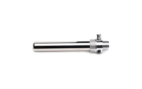 XR Brands CleanStream Enema Nozzle With Push Valve Medical Grade Steel - Enemas and Douches