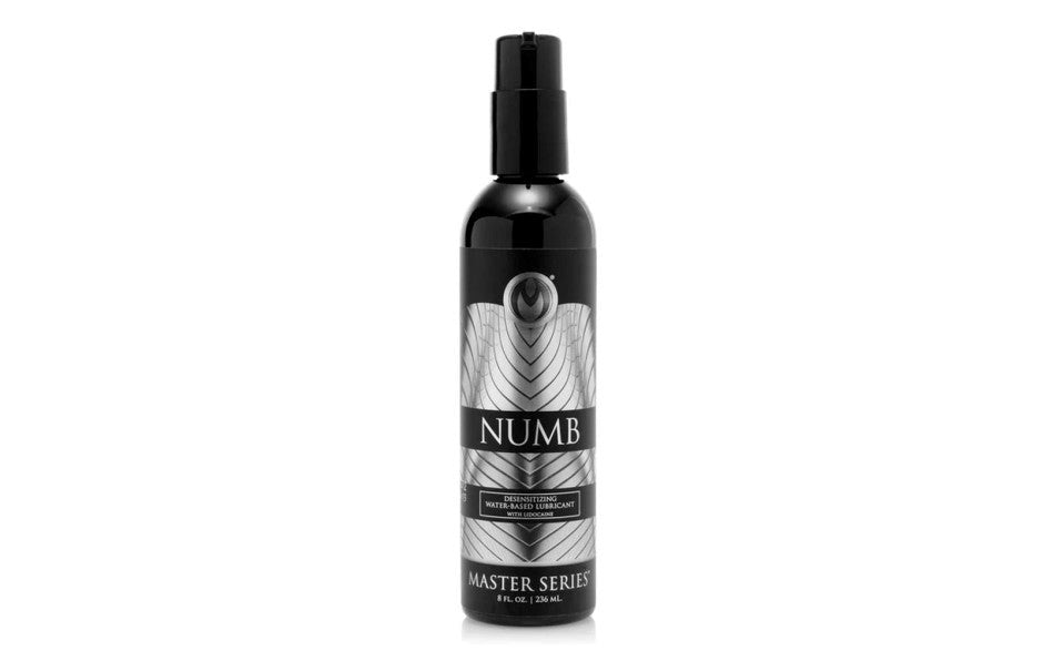 XR Brands Master Series Numb Desensitizing Water Based Lubricant with Lidocaine - - Water Based Lubes