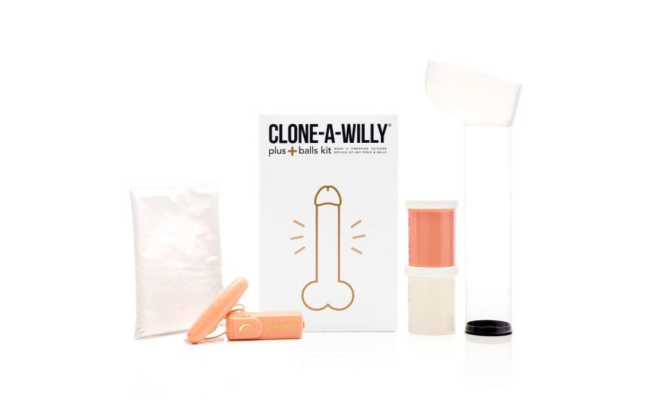 Empire Labs Clone a Willy Plus Balls Kit Light Skin Tone with Vibrator - - Moulding Kits