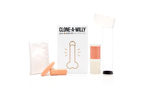 Empire Labs Clone a Willy Plus Balls Kit Light Skin Tone with Vibrator - Moulding Kits