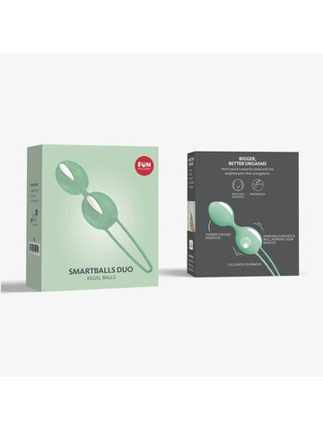Fun Factory Smartballs Duo Kegel Exerciser Balls Silent Training - Love Eggs and Kegel Exercisers