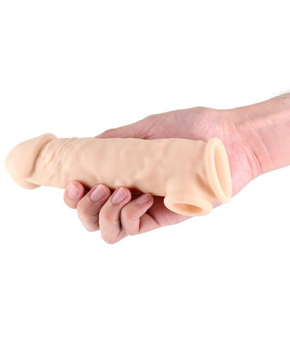 NS Novelties Renegade Annex Thick Silicone Penis Sleeve for Girth Enhancement - Penis Sleeves and Extenders