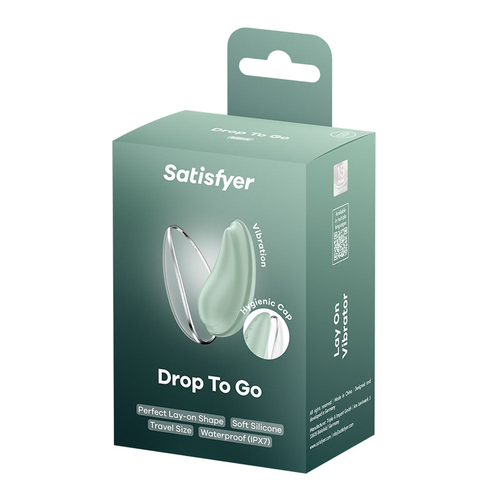 Satisfyer Drop To Go USB Rechargeable Clitoral Stimulator Waterproof - Clit Ticklers and Pulsators