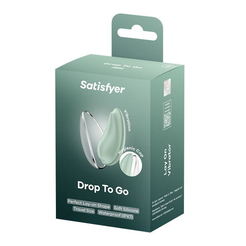 Satisfyer Drop To Go USB Rechargeable Clitoral Stimulator Waterproof - Clit Ticklers and Pulsators