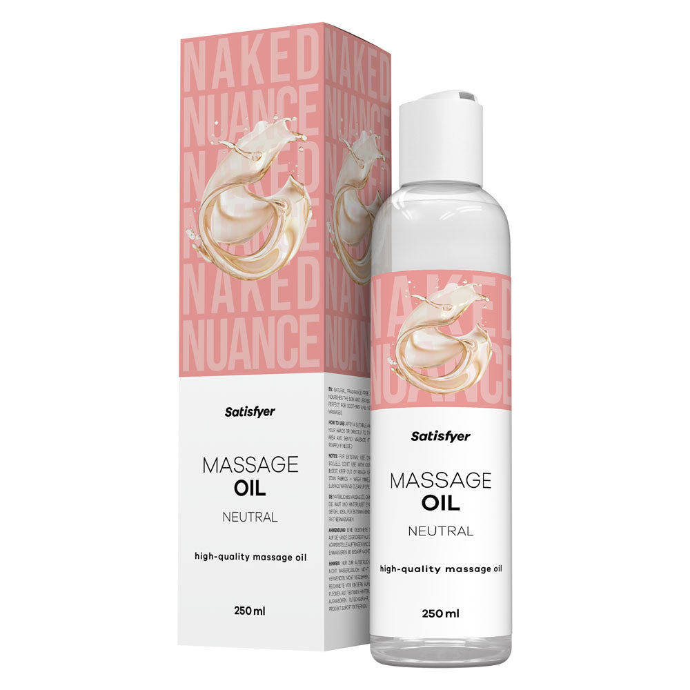 Satisfyer Comforting Scented Adult Massage Oil 250 ml - Massage Oils and Lubricants