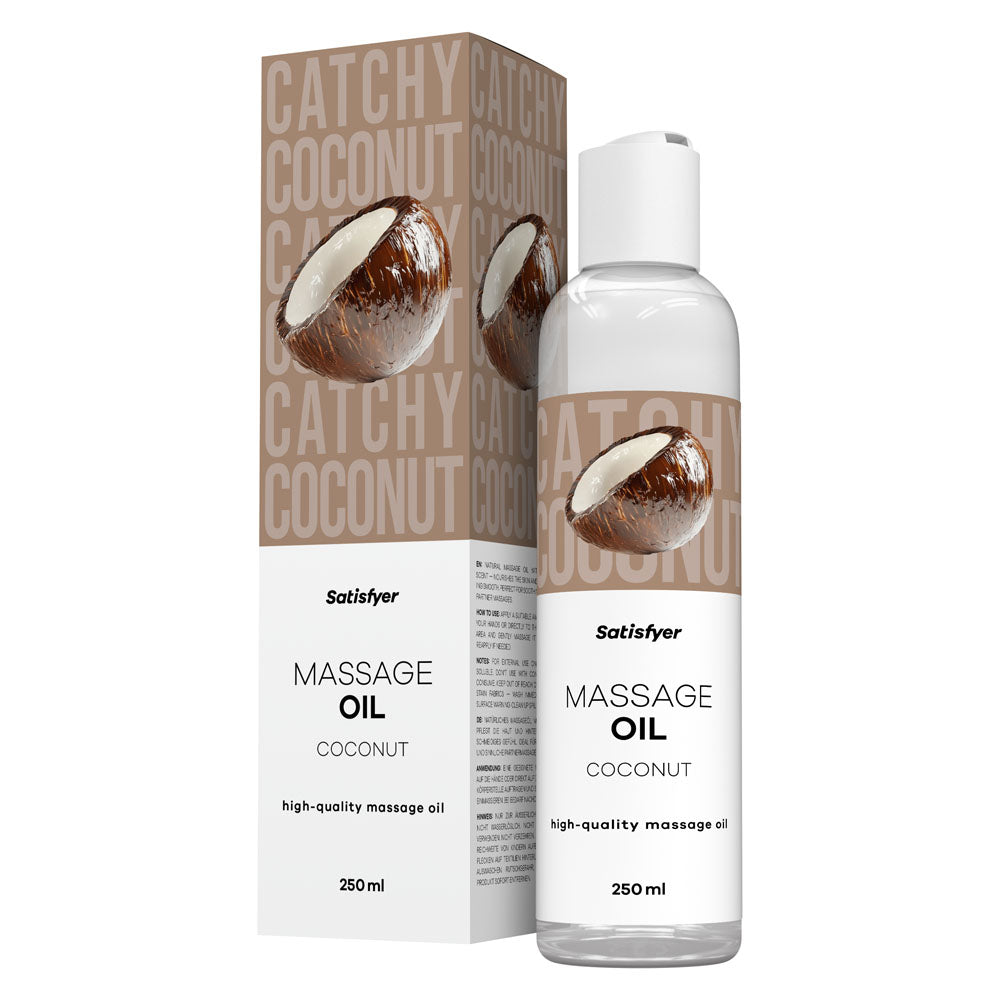Satisfyer Comforting Scented Adult Massage Oil 250 ml - Massage Oils and Lubricants