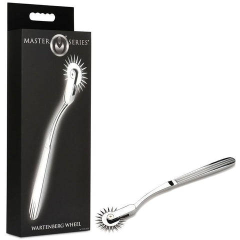 XR Brands Master Series Silver Sensation Wartenberg Wheel Stainless Steel - Dental and Clinical