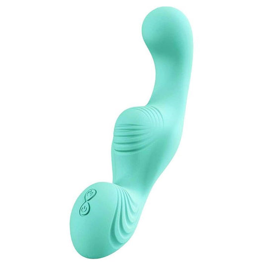 Adam & Eve The Wave Rider Triple Stimulator Grinder Pad Teal with Dual Motors - - Remote Control Vibrators