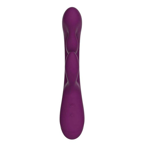 Adam & Eve G Vibe Triple Stimulator Vibrator Purple G Spot Clitoral Dual Motor - Rabbit Vibrators