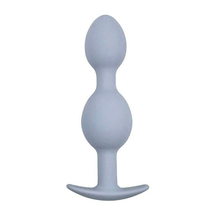 Adam & Eve Vibra Ball Trio Weighted Anal Training Set Grey Progressive Butt Plugs - - Butt Plugs