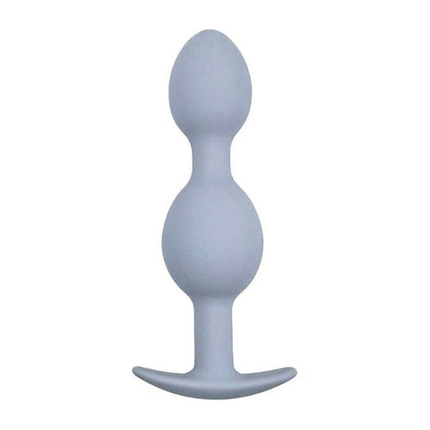 Adam & Eve Vibra Ball Trio Weighted Anal Training Set Grey Progressive Butt Plugs - Butt Plugs