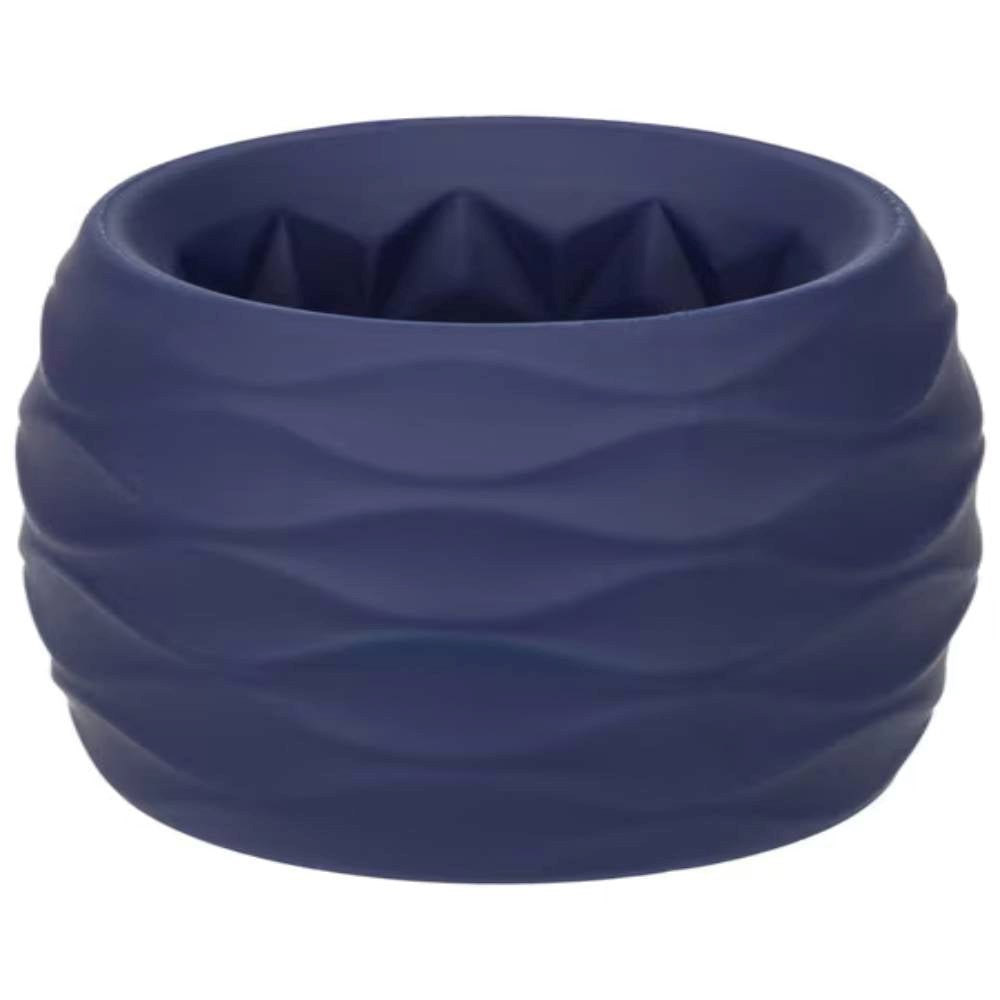 California Exotics Viceroy Reverse Endurance Penis Ring with Dual Texture - - Stretchy Cock Rings