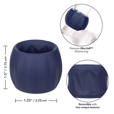 California Exotics Viceroy Reverse Stamina Cock Ring Reversible Design - Stretchy Cock Rings