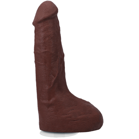 Doc Johnson Vac U Lock 9.5 Inch Ultraskyn Squirting Cock With Balls Dildo - Realistic Dildos