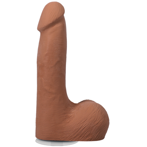 Doc Johnson Vac U Lock Suction Cup 7 Inch Realistic Cock With Balls ULTRASKYN - Realistic Dildos