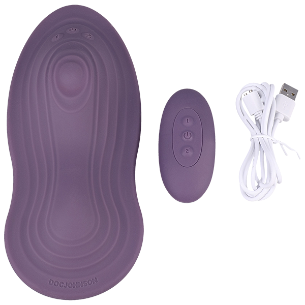 Doc Johnson iRide Pleasure Seat Throb Grinder With Remote - - Remote Control Vibrators