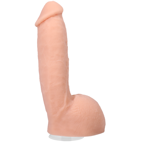 Doc Johnson Vac U Lock Girthmasterr 8.5 Inch Ultraskyn Suction Cup Dildo - Realistic Dildos