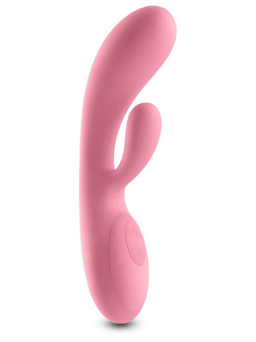 NS Novelties Lust n Dreams Samba Rabbit Vibrator Coral Dual Motor Design - Rabbit Vibrators