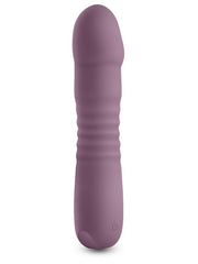 NS Novelties Lust-n-Dreams Poise Vibrating Dildo Mauve - - Vibrating Dildos