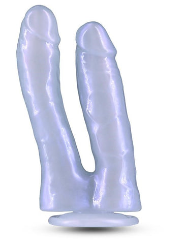 NS Novelties Colours Fantasia Double Trouble Realistic Dong Azure Dual Ended - Double Ender