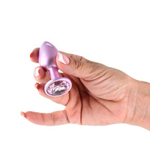 NS Novelties Rear Assets Iridescent Pink Butt Plug - - Butt Plugs