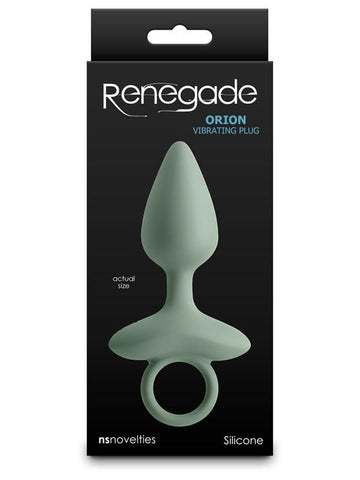 NS Novelties Renegade Orion Rechargeable Vibrating Silicone Butt Plug - Butt Plugs