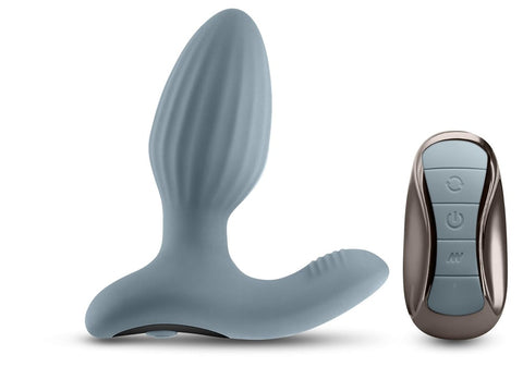NS Novelties Renegade Summit Remote Control Prostate Vibrator Gray Remote Control - Prostate Sex Toys