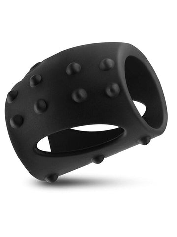 NS Novelties Renegade Sidekick Vibrating Cock Ring Black USB Rechargeable - Vibrating Cock Rings