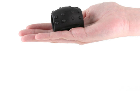NS Novelties Renegade Sidekick Vibrating Cock Ring Black USB Rechargeable - Vibrating Cock Rings