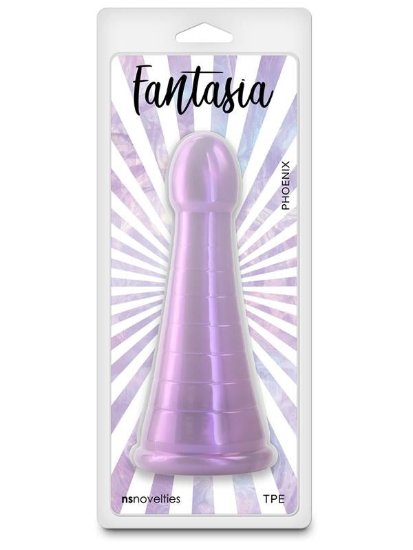 NS Novelties Fantasia Phoenix Flexible Anal Dildo Orchid Premium TPE Design - - Anal Dildos