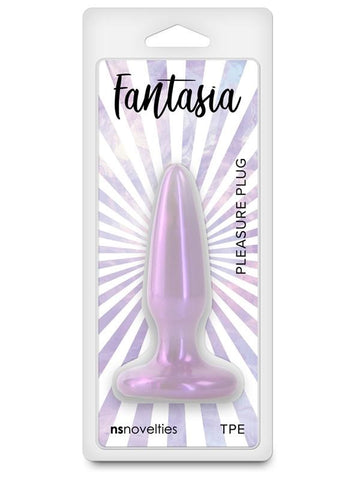 NS Novelties Fantasia Pleasure Butt Plug Mini Orchid Soft TPE Anal Sex Toy - Butt Plugs