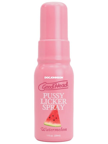Doc Johnson GoodHead Pussy Licker Sex Delay Spray 29 ml Cherry Flavored Spray - Delay and Excite Sprays